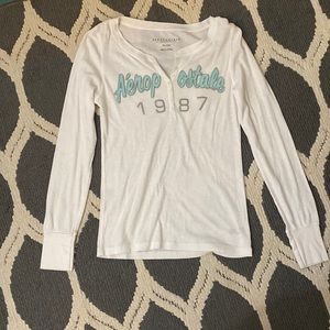 Aeropostale 1987: White, Size XL
